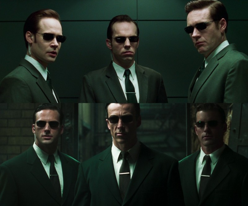 Create meme: agent matrix, matrix: reboot, matrix 