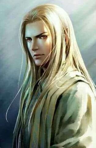 Create meme: blonde with long hair art, blonde with long hair, The blond elf