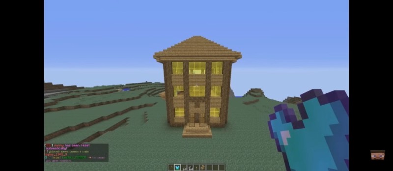 Create meme: memes from minecraft, minecraft at home, house in minecraft