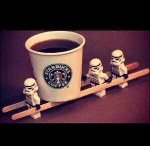 Создать мем: coffee logo, monday may the force be with you, старбакс кофе обои