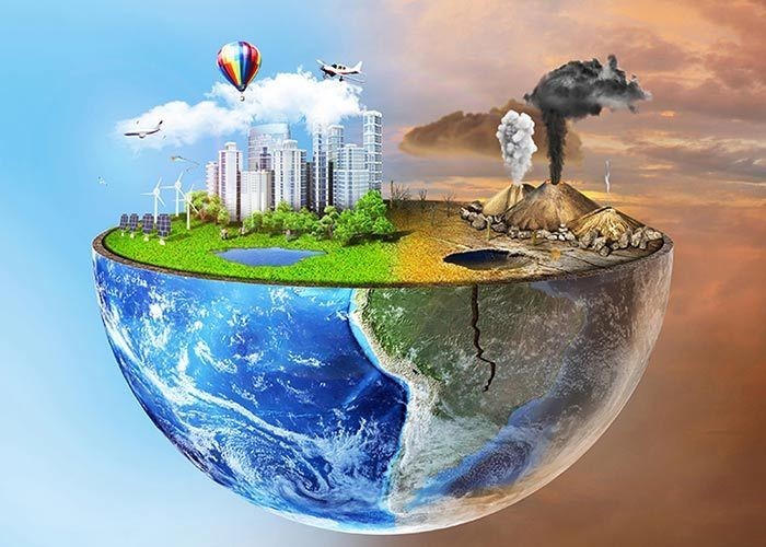 Создать мем: экология земли, загрязнение окружающей среды, биосфера и техносфера