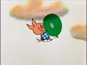 Create meme: Piglet with balloon picture, Piglet with balloon GIF, Piglet ball