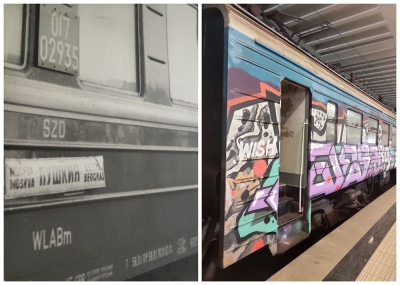Создать мем: граффити на вагонах, метро вагон, граффити на электричках