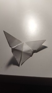 Создать мем: из бумаги оригами, каркающая ворона оригами, оригами ворона из бумаги для детей