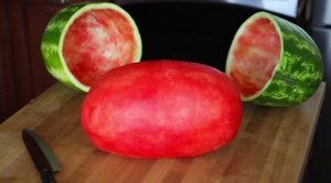 Создать мем: фрукты и овощи, с арбузом, watermelon
