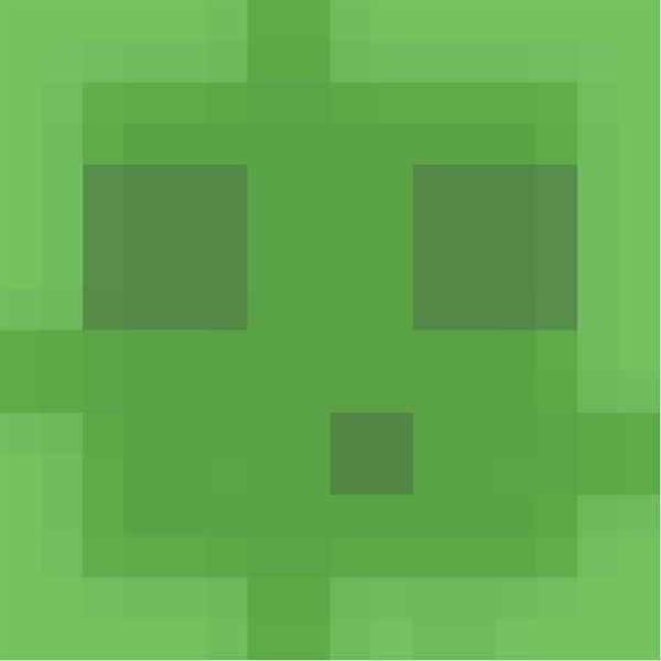 Create meme: slug minecraft, creeper face, slug from minecraft green