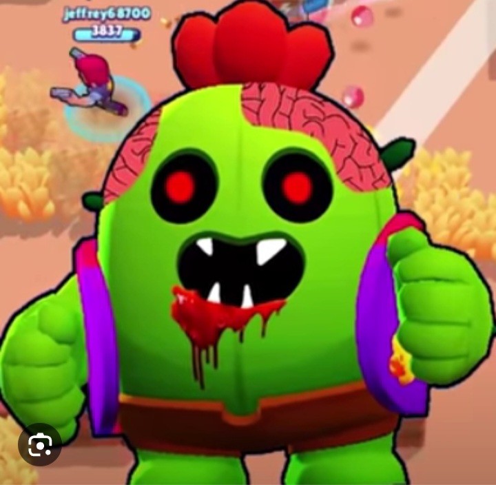 Create meme: brawl stars exe, spike brawl stars, in brawl stars