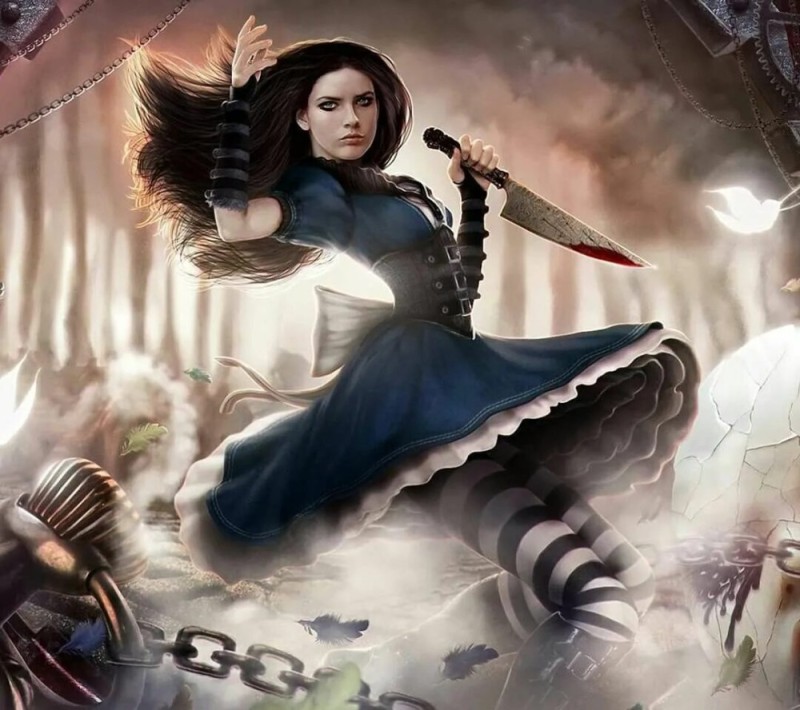 Create meme: Alice in Wonderland game, Alice liddell, Alice in the Land of nightmares game