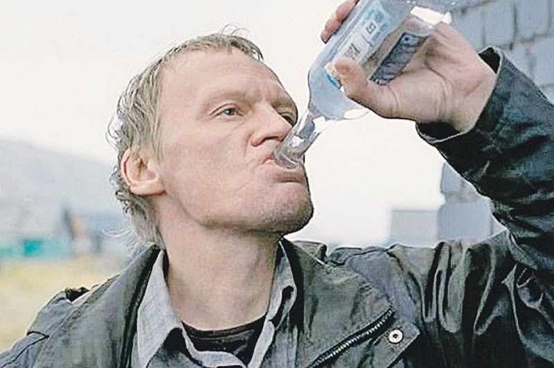 Create meme: serebryakov drinks vodka, Serebryakov, Serebryakov Leviathan