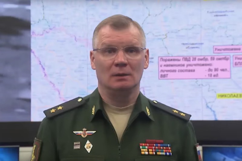 Create meme: igor evgenievich konashenkov, konashenkov Igor, Ministry of Defense of the Russian Federation