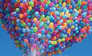 Create meme: happy birthday, latex balloons, no hard feelings keep the balls