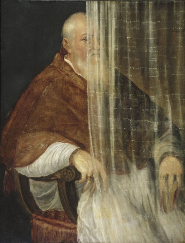 Создать мем: тициан кардинал, тициан папа павел 3, портрет римского папы иннокентия x. веласкеса