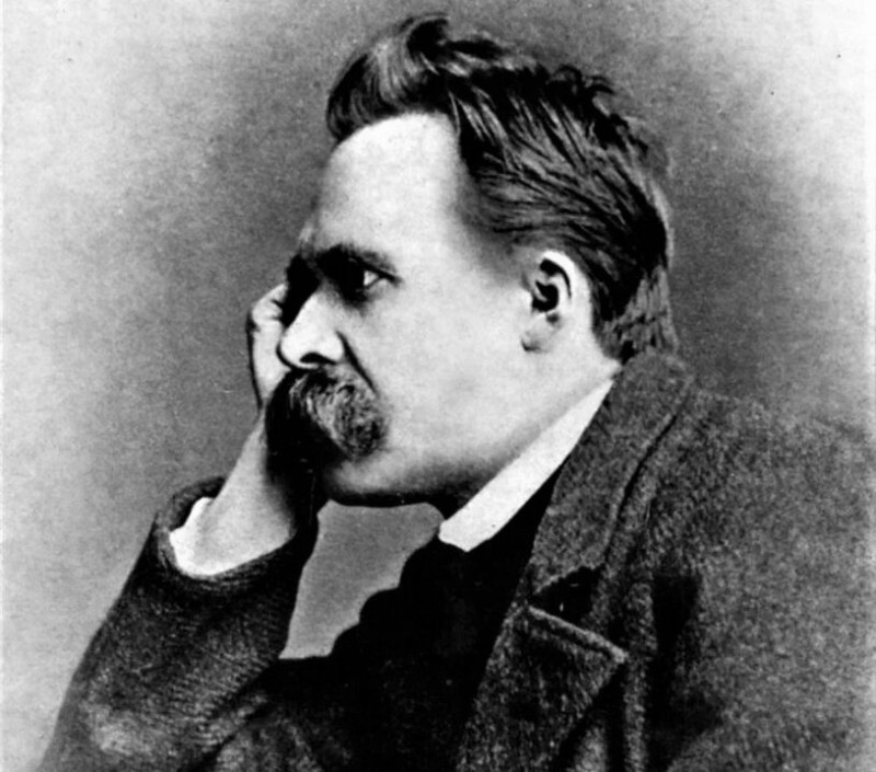 Create meme: Friedrich Nietzsche, Nietzsche portrait, karl ludwig nietzsche