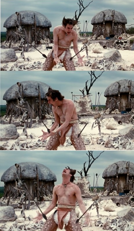 Create meme: Ace ventura 2 spears, Ace Ventura part 2, ace ventura arrow