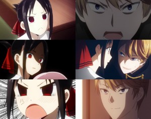 Create meme: kaguya sama wa kokurasetai, anime, anime characters