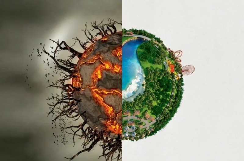 Создать мем: земля, экология земли, биосфера земли
