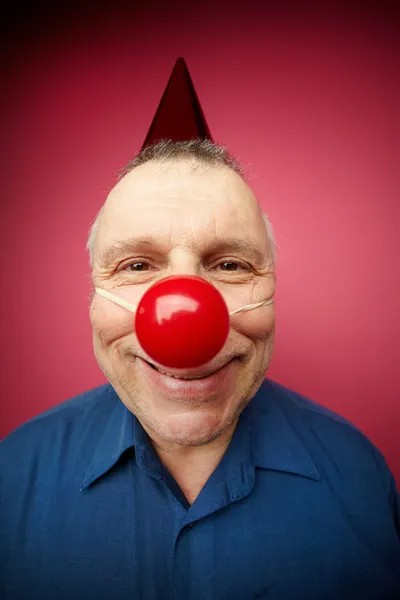 Создать мем: мужчина, клоун смешной, red nose day