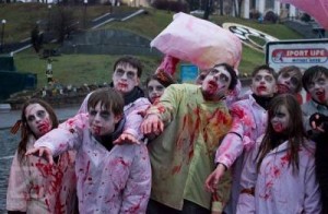 Create meme: zombies, tomb, zombie apocalypse