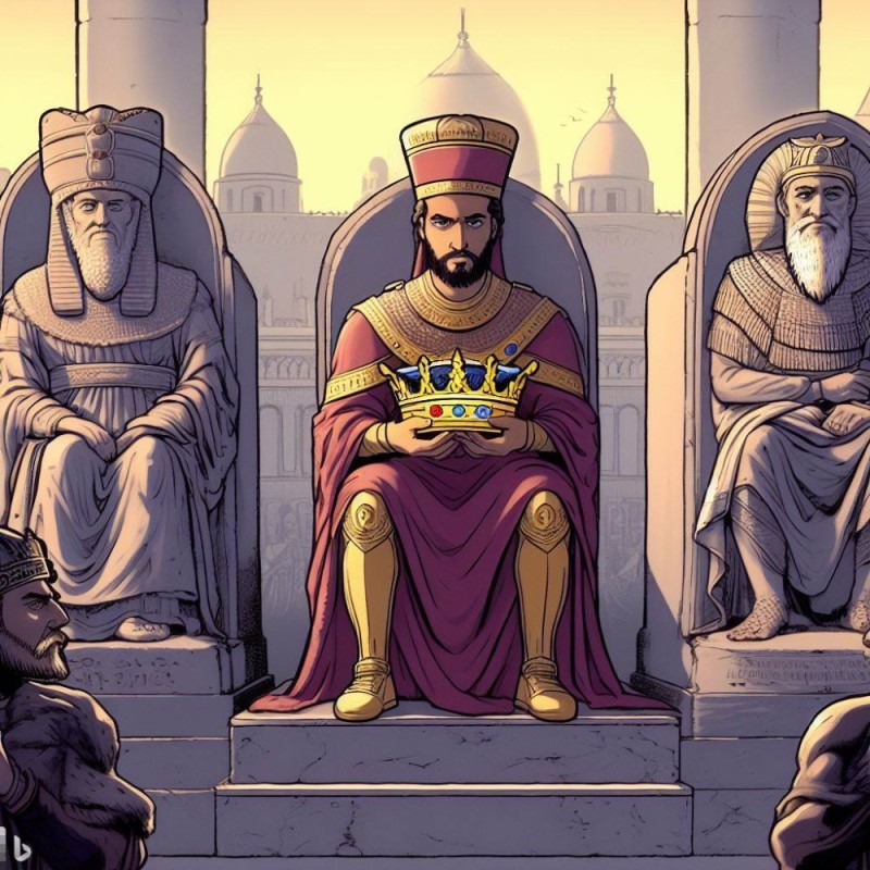 Создать мем: king, царь, император таро