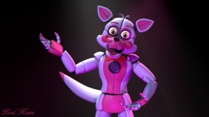 Create meme: the mangle, fantaim foxy, mangle