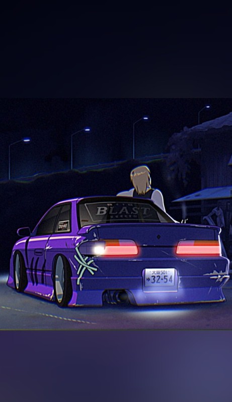 Create meme: nissan 240, nissan silvia s13 neon, drift phonk