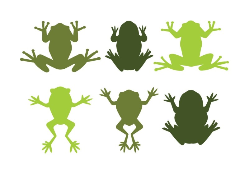 Create meme: silhouette of a frog, frog stencil, outline of a frog