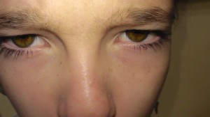 Create meme: eye color, eyes, yellow eyes