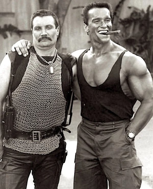 Create meme: Arnold Schwarzenegger , Alexander Nevsky and Arnold Schwarzenegger, Arnold Schwarzenegger commando