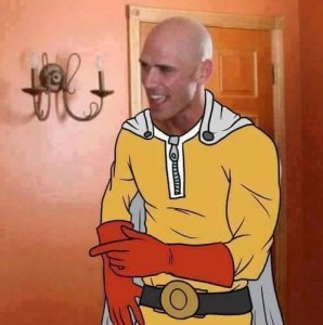 Создать мем: sin, johny sins, saitama