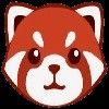 Создать мем: животные милые, красная панда, красная панда лого
