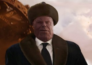 Create meme: Thanos in Kazakhstan