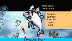 Создать мем: акулы черный юмор, рисунок акулы, английский текст