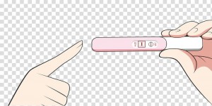 Создать мем: палец, аниме тест на беременность, anime pregnancy test