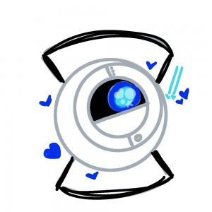 Create meme: portal 2, Whitley, wheatley