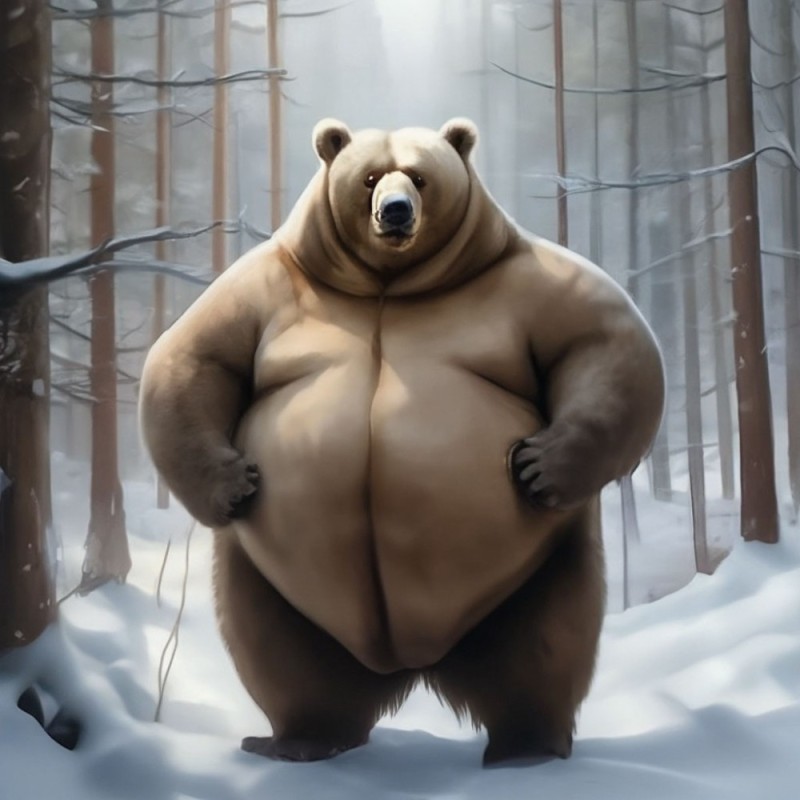 Create meme: bear Russia, bear , the fattest bear