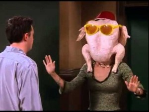 Create meme: thanksgiving, chandler bing, Chandler and Monica