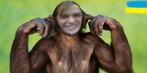 Create meme: the monkey laughs, maymun, monkey