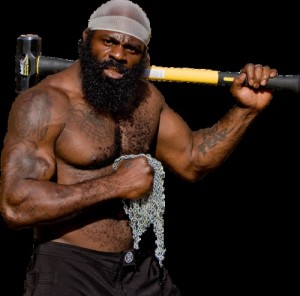 Создать мем: кимбо слайс, kimbo slice, Злой негр