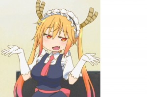 Create meme: dragon maid, the dragon-maid Kobayashi-San, Toru maid dragon of Kobayashi memes