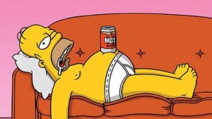 Create meme: Homer Simpson in bed, Homer, Homer Simpson