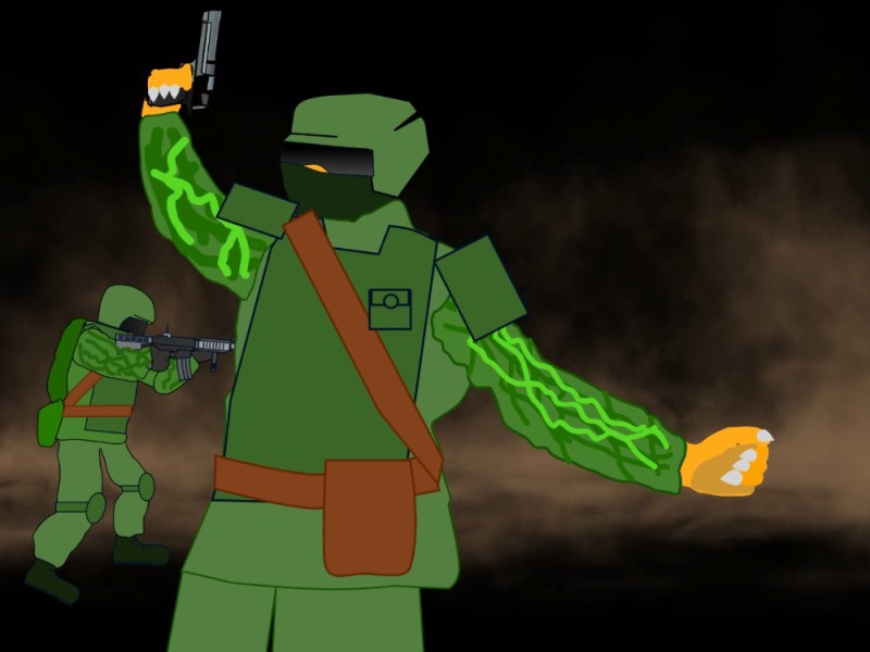 Create meme: Sergeant Miles slendytubbies 3, hades roblox zombie, anime