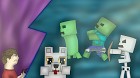 Create meme: pictures creeper, minecraft creeper cool artworks and, green painting minecraft