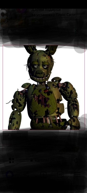 Create meme: five nights at freddy's 3, art springtrap, fnaf 3 springtrap