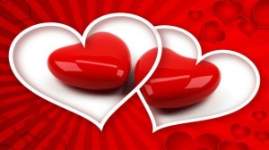 Create meme: red heart, love heart, heart background