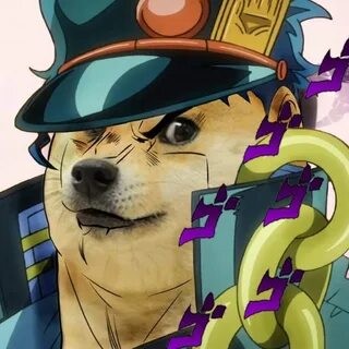 Create meme: jotaro cujo the dog, jotaro , The incredible adventures of Jojo