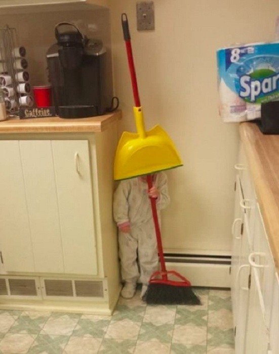 Create meme: funny mop, things in the apartment, MOP