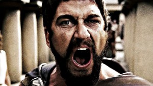 Create meme: Spartan, animated gif, this is sparta