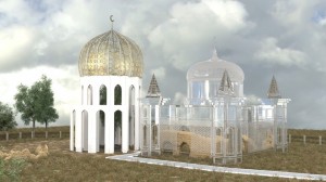 Create meme: the mosque, taj mahal taj, Taj Mahal 3d
