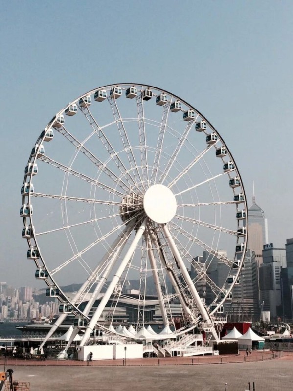 Create meme: The Ferris wheel, Hong Kong Ferris wheel, ferris wheel attraction