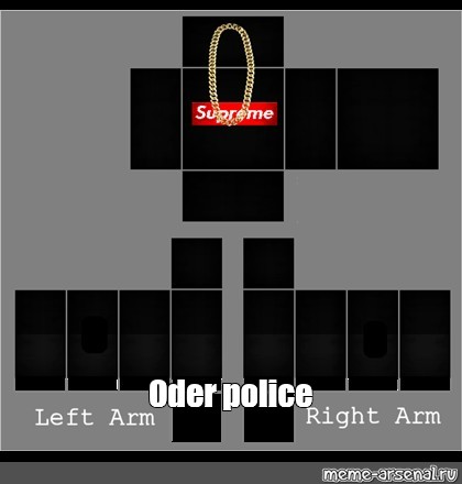 oder police t shirt roblox